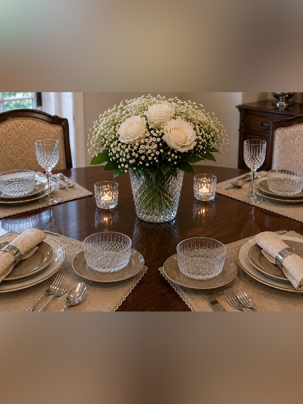 Vintage Arcoroc France Clear Pressed Glass Bowls – Set of 4